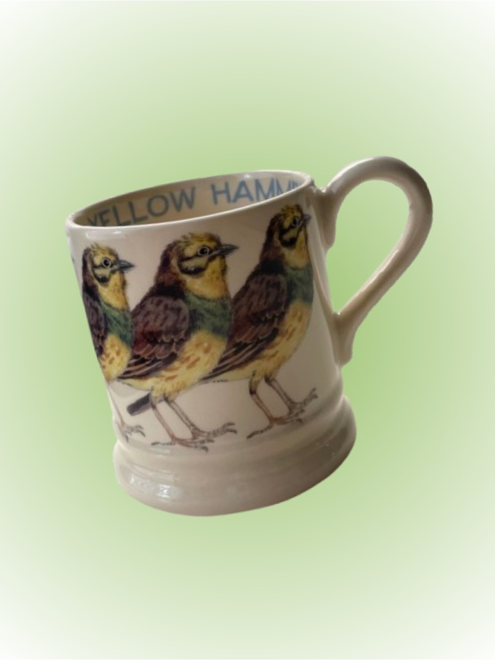 Emma Bridgewater Yellowhammer 1/2 pint mug cottagecore Alabama